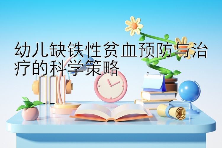 幼儿缺铁性贫血预防与治疗的科学策略